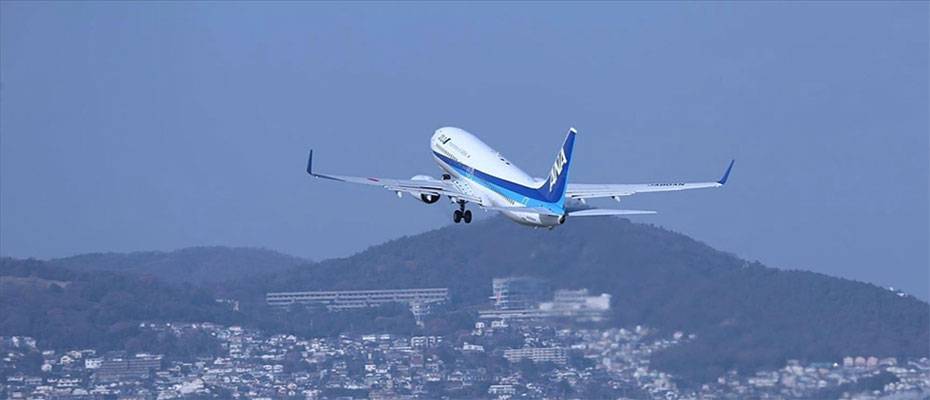 Japonya'da kokpit camında çatlak saptanan uçak geri döndü