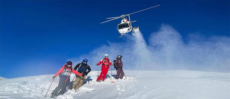 Kaçkar Dağları'nda heliski heyecanı devam ediyor