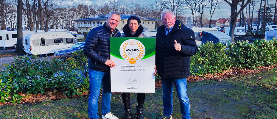 Campingpark Kühlungsborn gewinnt erneut camping.info Award