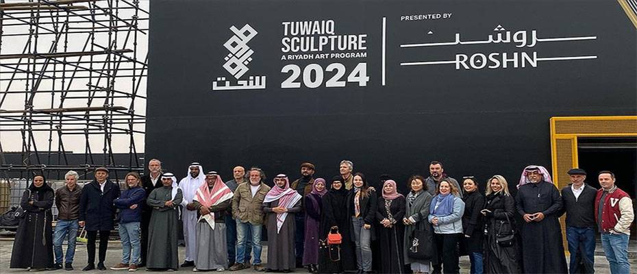 Riyad'da düzenlenen Tuwaiq Heykel 2024 sergisi kapılarını açtı