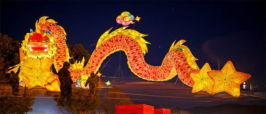 Original Dragon Lantern by Yucun Global Partner in Anji, Zhejiang, China