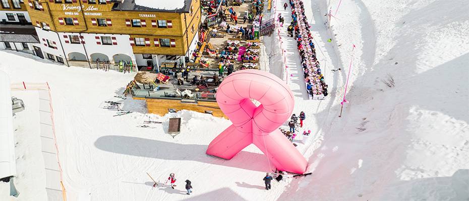 #SHESKIS für Pink Ribbon: Gemeinsam gegen den Krebs auf den Pisten Obertauerns