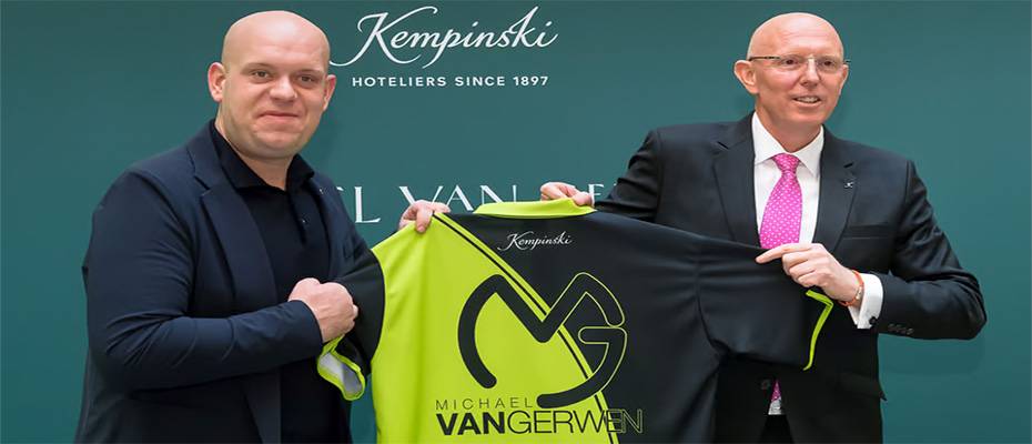 Darts Triple World Champion Michael van Gerwen new brand ambassador of Kempinski Hotels