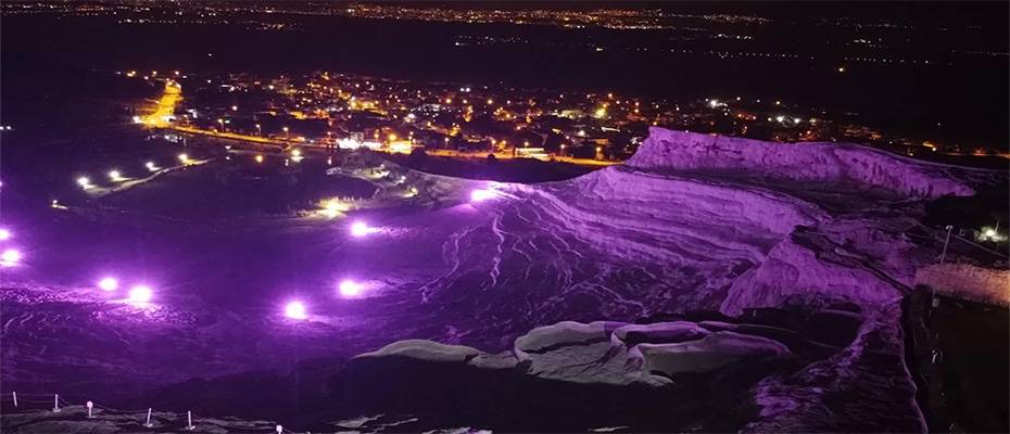 Denizli Hierapolis ören yerinde gece müzeciliğinin tanıtımı yapıldı