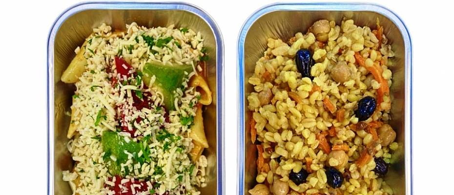 Авиакомпания «Россия» дополнила бортовое меню вегетарианскими горячими блюдами