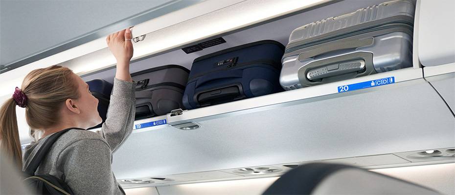 Premiere in Embraer E175-Jets: United bietet mehr Platz für Handgepäck 