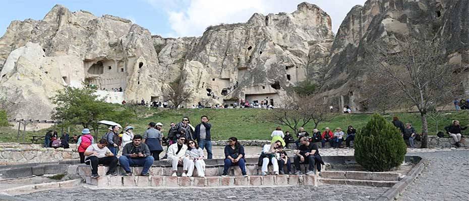 Kapadokya'da yılın çeyreğinde 531 bin 607 turist ağırlandı