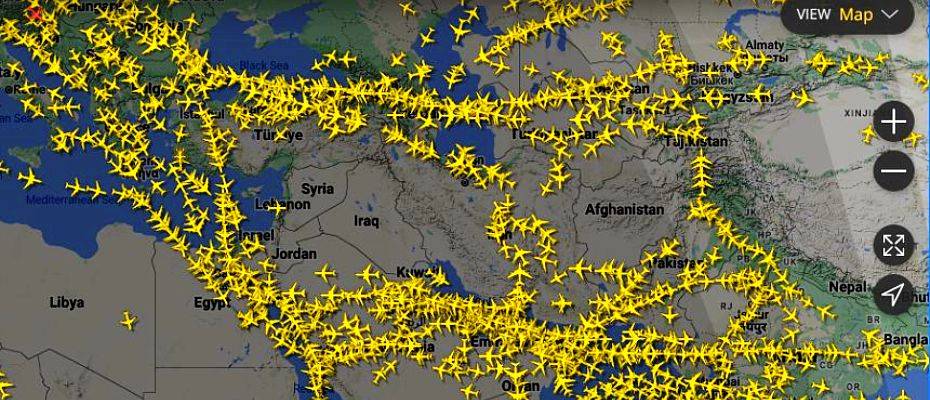 Израиль, Ирак, Иордания открыли авиа пространство после атаки Ирана