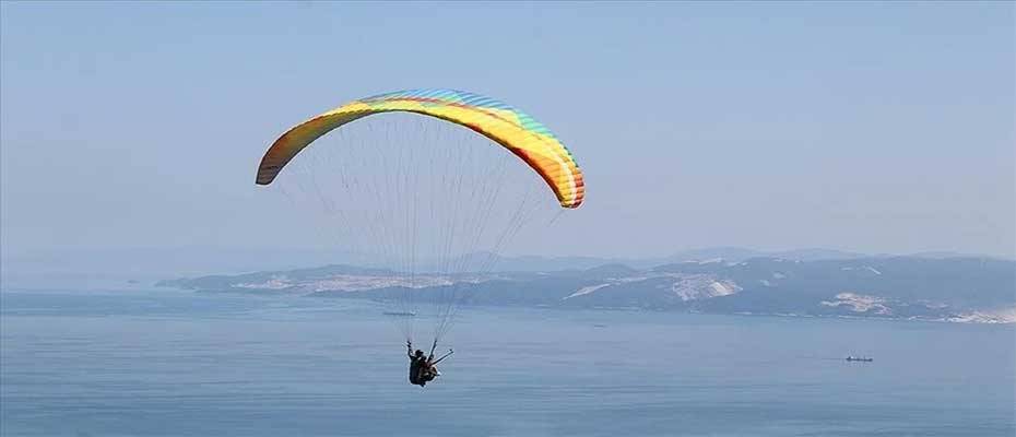 Uçmakdere bayram tatilinde ekstrem spor tutkunlarının uğrak yeri oldu