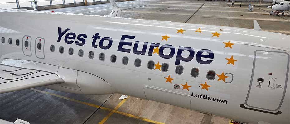 Lufthansa, Eurowings, Austrian Airlines and Brussels Airlines say Yes to Europe