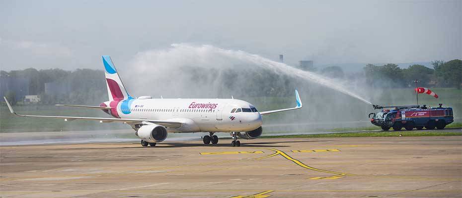 Eurowings significantly expands its offer at Hanover Airport