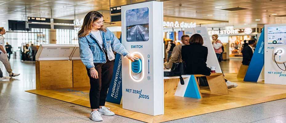 München: Flughafen eröffnet interaktive Erlebnisfläche Net Zero im Terminal 2