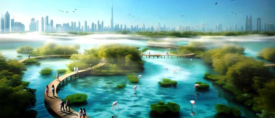 В Дубае высадят 100 млн мангровых деревьев