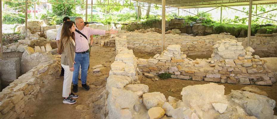 Kazı alanlarını ziyaret eden Başkan Denizli: Tarihi ve kültürel miraslarımıza sahip çıkacağız