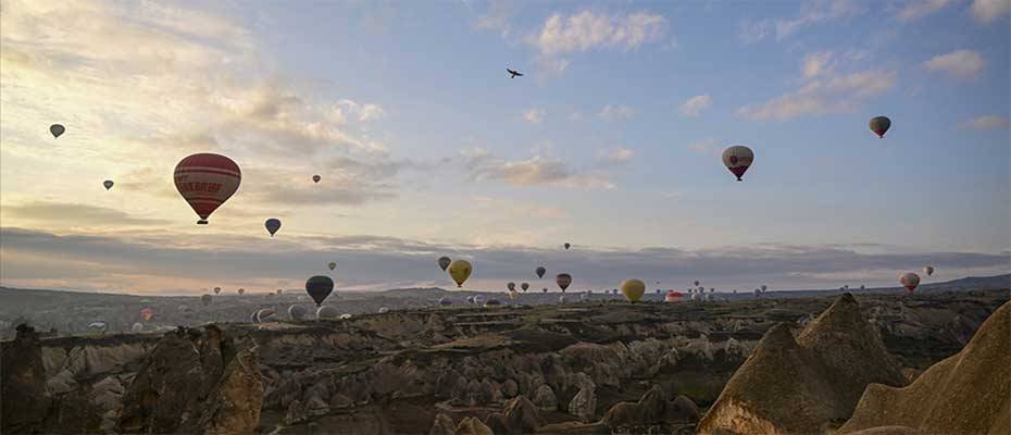 Türkiye'de sıcak hava balonuyla uçuşu deneyimleyenlerin sayısı 5,9 milyona yaklaştı