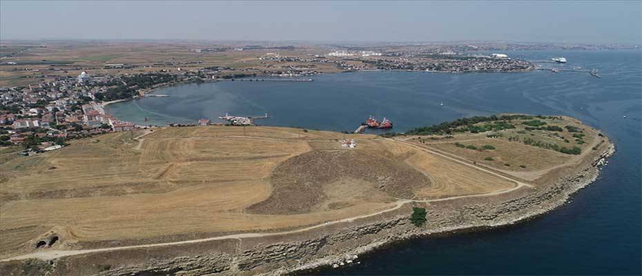 Perinthos Antik Kenti'nde su altı çalışmalarında gemi batığı bulundu
