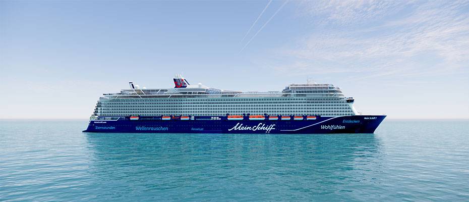 TUI Cruises ermöglicht weitere Testfahrt vor der Taufe mit der Mein Schiff 7