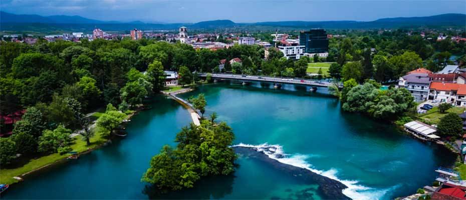 Bosna Hersek'in Bihac şehri doğal güzellikleriyle turistlerin yeni rotası oldu