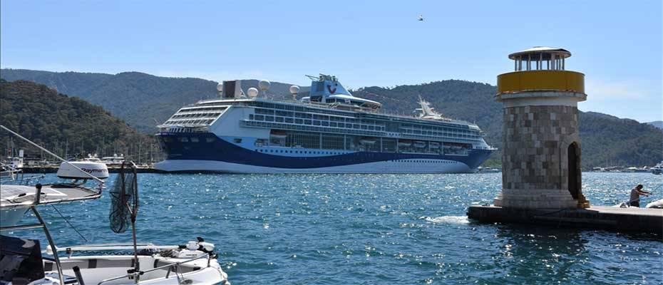 Marella Discovery 1695 yolcusuyla Marmaris'e geldi