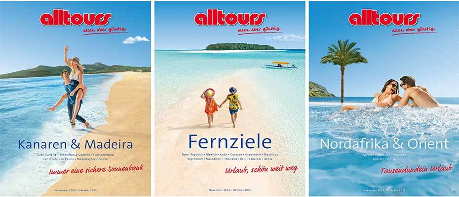 alltours präsentiert erstmals Ganzjahreskataloge