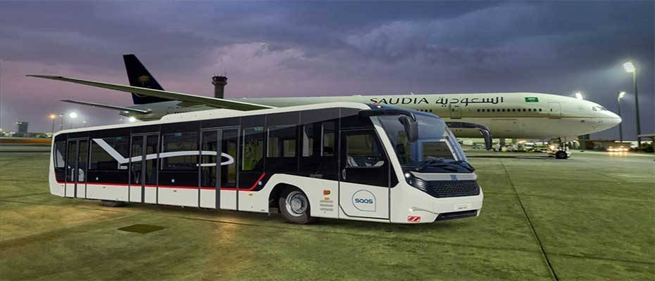 Yerli apron otobüsü Suudi Arabistan'a ihraç edildi