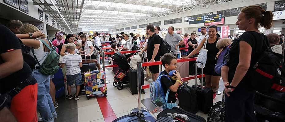 Antalya Havalimanı haziranda 5 milyondan fazla yolcuya hizmet verdi