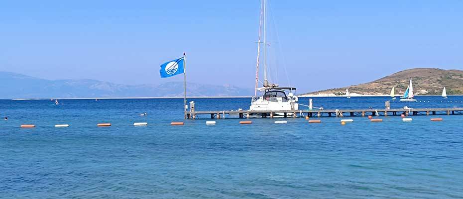 Foça´da bu gönderden mavi bayrak hiç inmedi