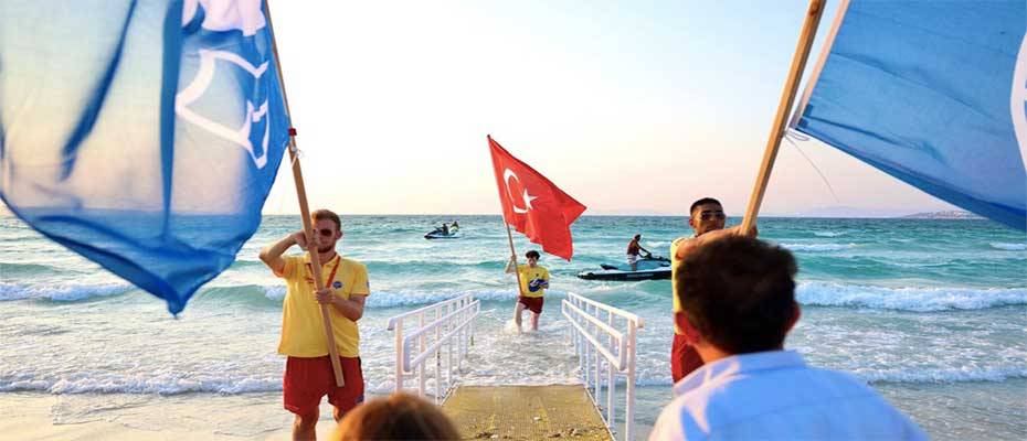 Ilıca Halk Plajı, Dünyanın Bir Numaralı Eko Etiketi Olan ‘Mavi Bayrak’a Layık Görüldü 