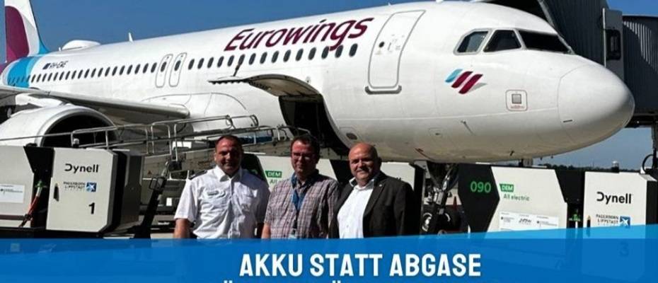 Flughafen PAD investiert in nachhaltige Bodenstromversorgung