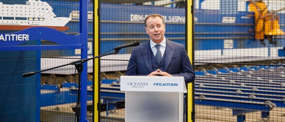 Stahlschnitt der Oceania Sonata markiert Baubeginn eines neuen Luxus-Kapitels bei Oceania Cruises