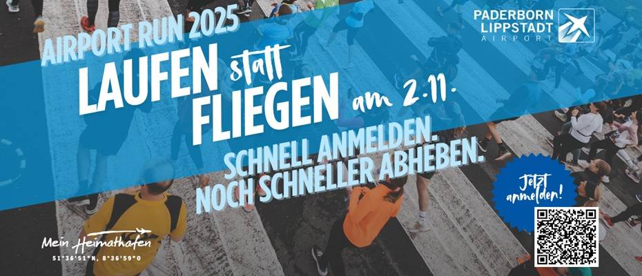 Elfte Auflage des Airport Run – Anmeldung ab 6. Juni möglich