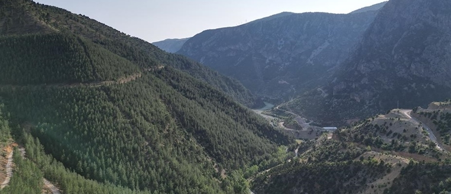 Doğa tutkunları bayram tatilinde Kahramanmaraş'taki Kale Boynu Kanyonu'nu tercih etti