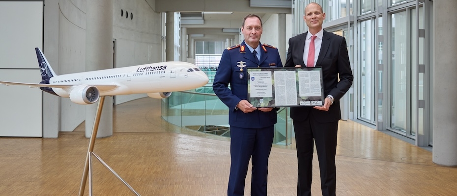 Bundeswehr and Lufthansa Group agree on partnership for the Heimatschutz