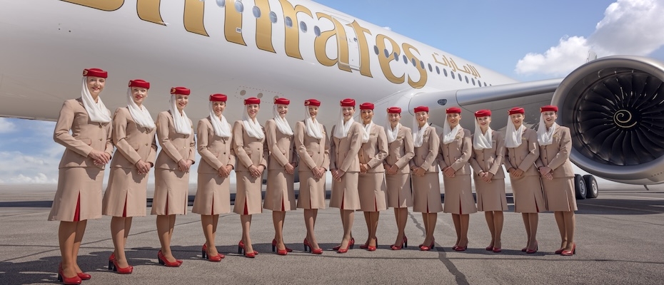 Emirates A350 makes its debut at the 2025 Paris Airshow