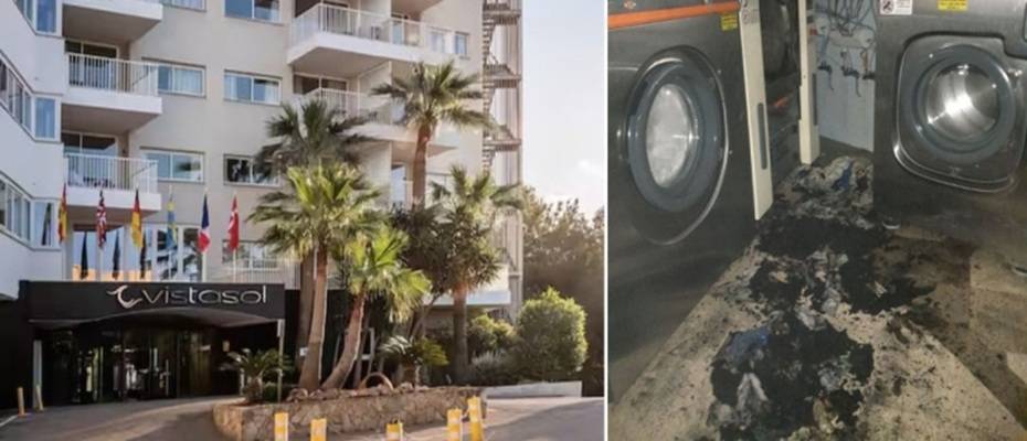 Mallorca’da bir otelde çıkan yangın nedeniyle gece saatlerinde 530 turist tahliye edildi