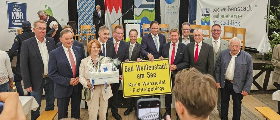 Bad Weißenstadt am See ist jetzt Heilbad – Kurzentrum als Motor des Gesundheitstourismus - Lesen Sie die Nachrichten