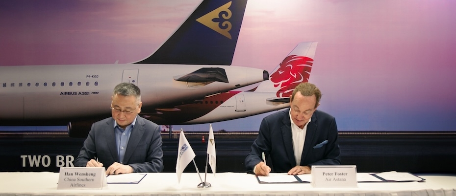 Air Astana schließt Codeshare-Abkommen mit China Southern Airlines - Lesen Sie die Nachrichten