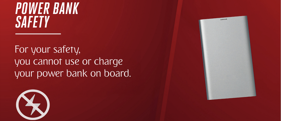 Emirates ändert die Sicherheitsvorschriften für die Nutzung von Powerbanks durch Kunden an Bord