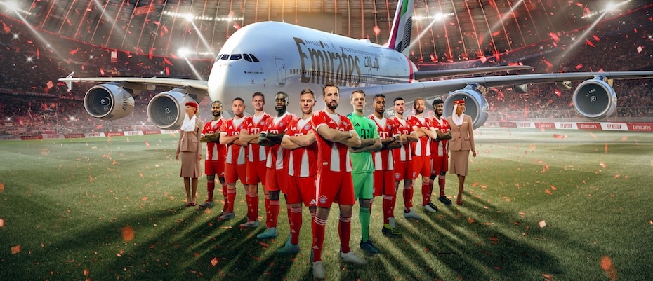 Emirates geht wichtige Partnerschaft mit dem FC Bayern München ein