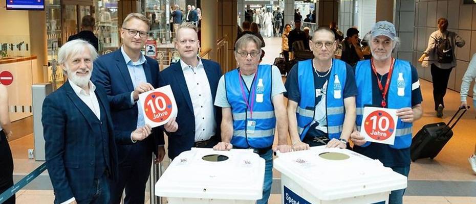 Pfandtastisch: 10 Jahre ‘Spende dein Pfand’ am Hamburg Airport - Lesen Sie die Nachrichten