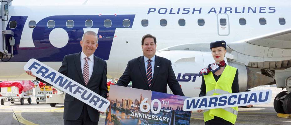 LOT Polish Airlines feiert 60 Jahre Frankfurt–Warschau - Lesen Sie die Nachrichten