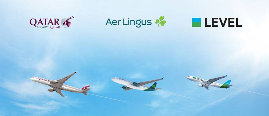 Qatar Airways Expands U.S. and South America Connectivity through Aer Lingus and LEVEL - Read the News