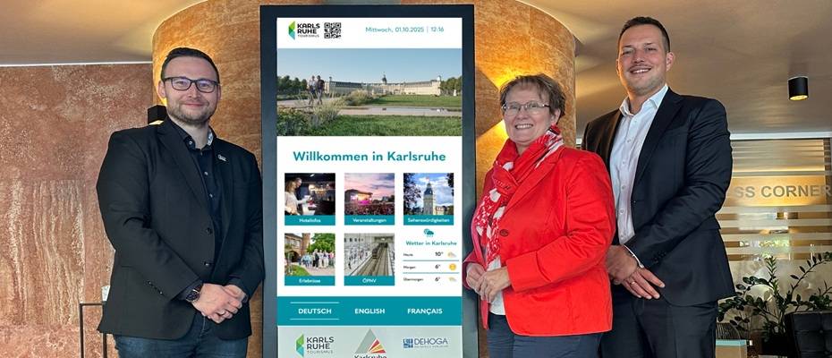 Digitale Hotelstelen vernetzen Gäste mit Karlsruher Stadterlebnissen - Lesen Sie die Nachrichten