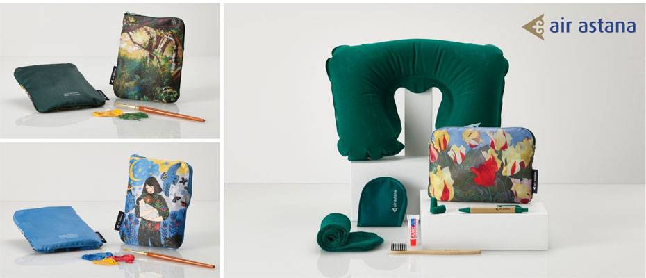 Kreatives aus Kasachstan: Neue Travel Kits in der Economy bei Air Astana haben Sammlerwert - Lesen Sie die Nachrichten