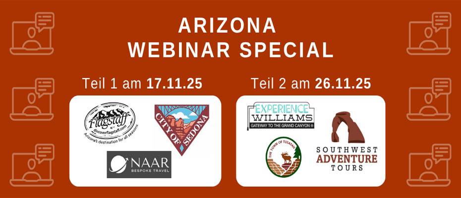 Arizona Webinar Special startet kommende Woche - Lesen Sie die Nachrichten