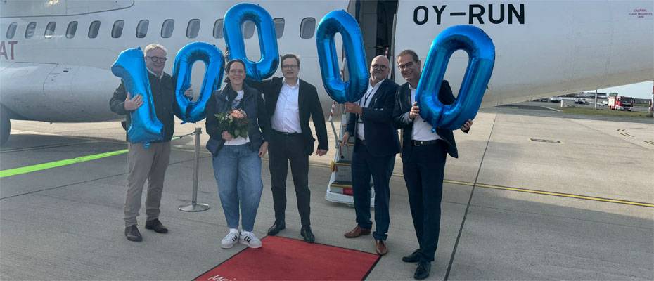 skyhub PAD feiert 10.000sten Fluggast - Lesen Sie die Nachrichten