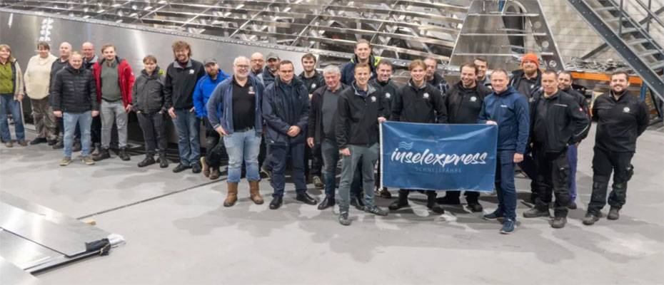 Kiellegung für Inselexpress 3 – Frisia setzt Ausbau der Schnellfähren fort - Lesen Sie die Nachrichten