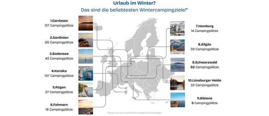 Camping im Winter: Diese Reiseziele stehen 2026 bei Campern hoch im Kurs - Lesen Sie die Nachrichten