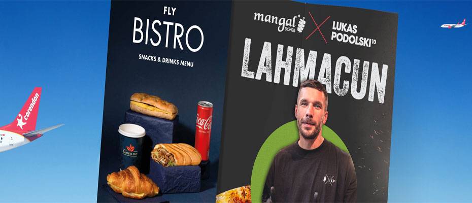 Corendon Airlines bringt Lahmacun von Lukas Podolski an Bord - Lesen Sie die Nachrichten