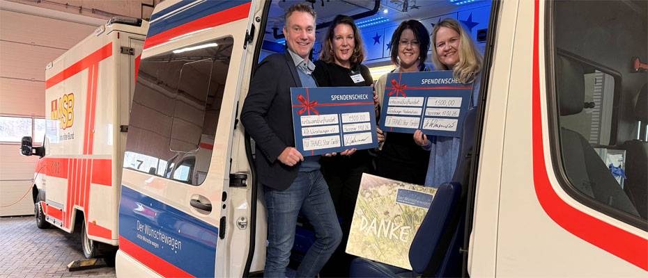 TUI TRAVELStar unterstützt Wünschewagen mit 3 000 Euro - Lesen Sie die Nachrichten